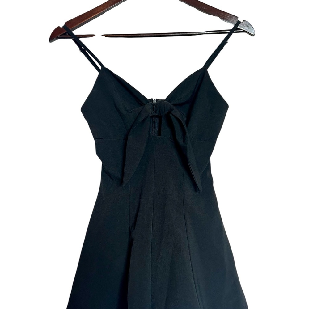 Elegant Black Spaghetti Strap Romper